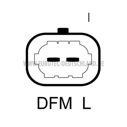 Generator EUROTEC 12044010 f&uuml;r OPEL VAUXHALL