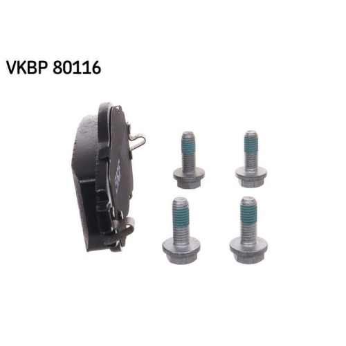 Bremsbelagsatz, Scheibenbremse SKF VKBP 80116 f&uuml;r CITRO&Euml;N PEUGEOT, Vorderachse