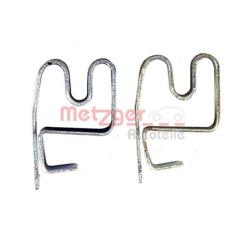 Bremsbelagsatz, Scheibenbremse METZGER 1170357 f&uuml;r SUZUKI, Vorderachse