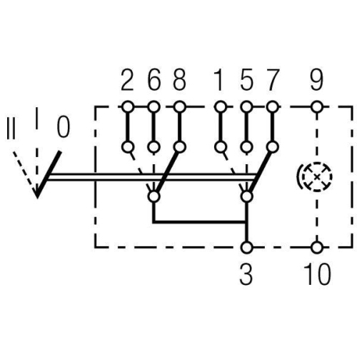 HELLA Schalter 6RH 004 570-361 für FAUN HEULIEZ CASE IH LIEBHERR GOLDHOFER LINDE
