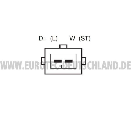 Generator EUROTEC 12038070 f&uuml;r VW, f&uuml;r Fahrzeuge ohne Klimaanlage