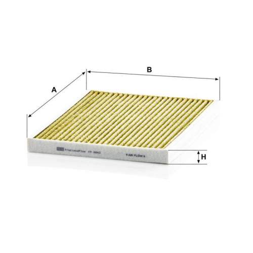 Filter, Innenraumluft MANN-FILTER FP 2243 FreciousPlus f&uuml;r CITRO&Euml;N FIAT OPEL