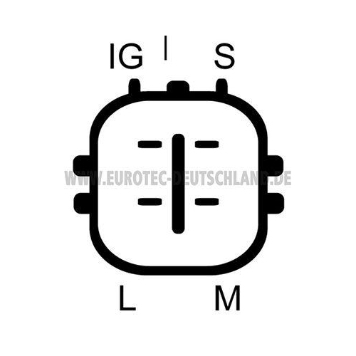 Generator EUROTEC 12060895 f&uuml;r TOYOTA