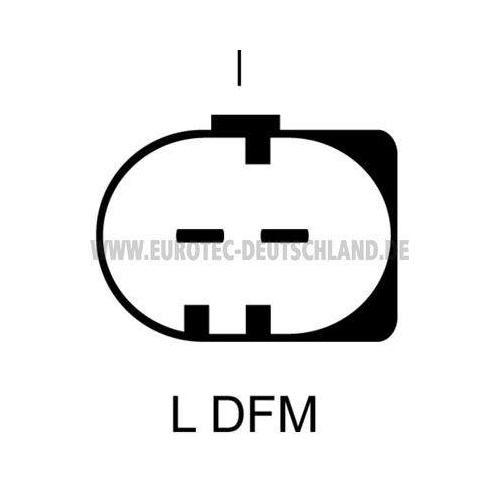 Generator EUROTEC 12045340 f&uuml;r MERCEDES-BENZ VW VAG