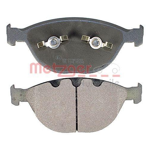 Bremsbelagsatz, Scheibenbremse METZGER 1170380 f&uuml;r BMW, Vorderachse