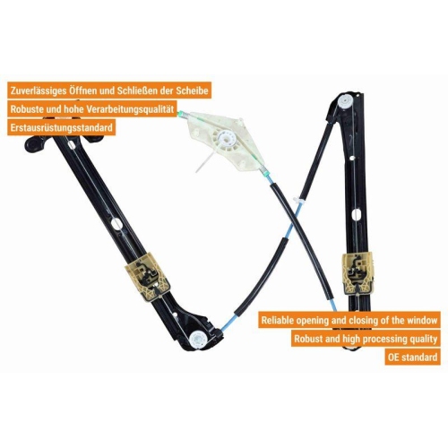 Fensterheber VAICO V10-5705 Original VAICO Qualität für VW VAG, vorne rechts