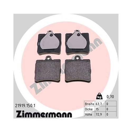 Bremsscheibe ZIMMERMANN 400.1435.20 COAT Z für MERCEDES-BENZ, Vorderachse