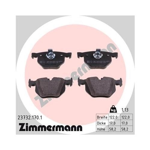 Bremsscheibe ZIMMERMANN 150.3403.20 COAT Z für BMW BMW (BRILLIANCE), Vorderachse