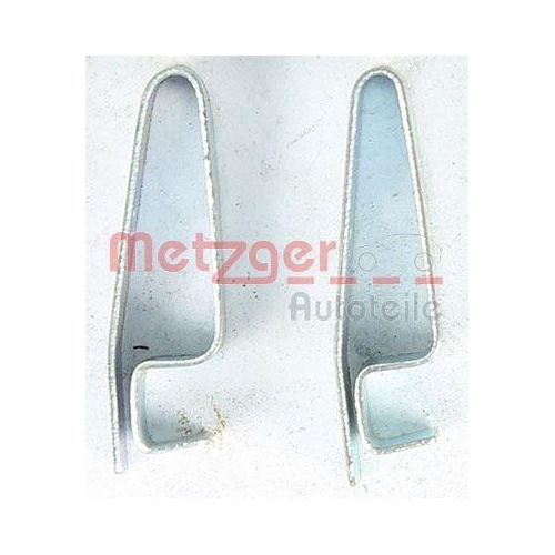 Bremsbelagsatz, Scheibenbremse METZGER 1170450 f&uuml;r MITSUBISHI, Vorderachse