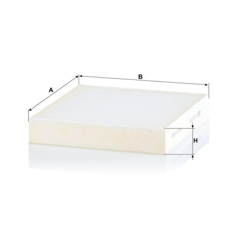 Filter, Innenraumluft MANN-FILTER CU 22 034 f&uuml;r MITSUBISHI NISSAN