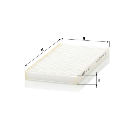 Filter, Innenraumluft MANN-FILTER CU 2214-2 f&uuml;r HYUNDAI