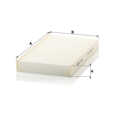 Filter, Innenraumluft MANN-FILTER CU 2951 f&uuml;r FIAT
