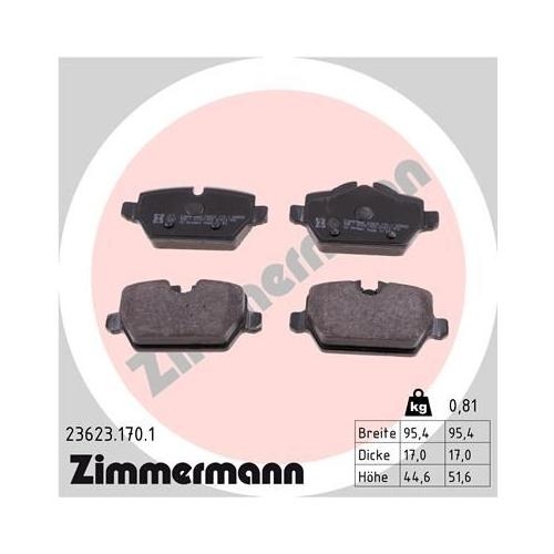Bremsscheibe ZIMMERMANN 150.3423.20 COAT Z für BMW, Vorderachse
