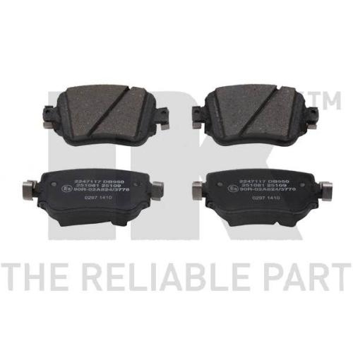 Bremsscheibe NK 2047146 für AUDI SEAT SKODA VW, Vorderachse