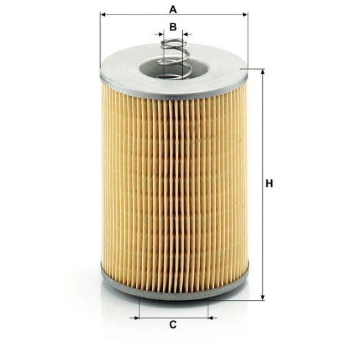 MANN-FILTER H 1275 x Filter, Arbeitshydraulik f&uuml;r MERCEDES-BENZ LIEBHERR CLAAS