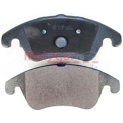 Bremsbelagsatz, Scheibenbremse METZGER 1170509 GREENPARTS f&uuml;r MERCEDES-BENZ