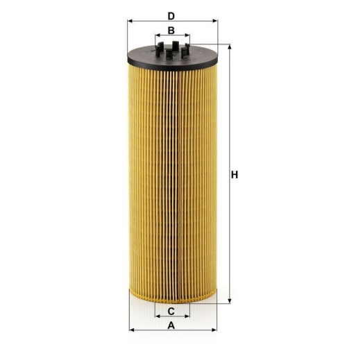 MANN-FILTER HU 12 140 x &Ouml;lfilter f&uuml;r MERCEDES-BENZ FAUN LIEBHERR RENAULT TRUCKS