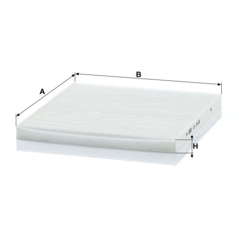 MANN-FILTER CU 2435 Filter, Innenraumluft f&uuml;r RENAULT