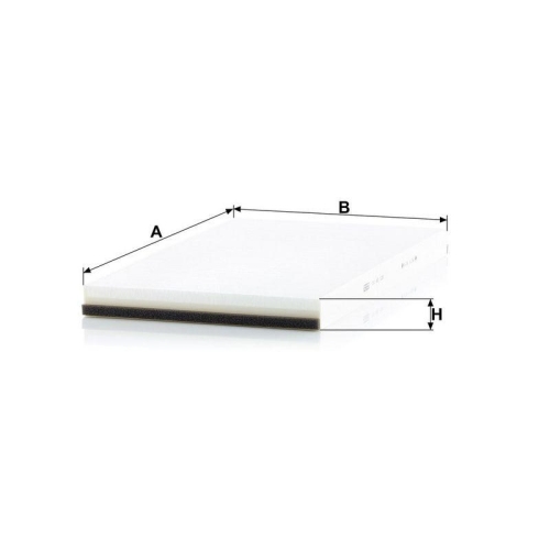 MANN-FILTER CU 45 120 Filter, Innenraumluft f&uuml;r, Bugschrank