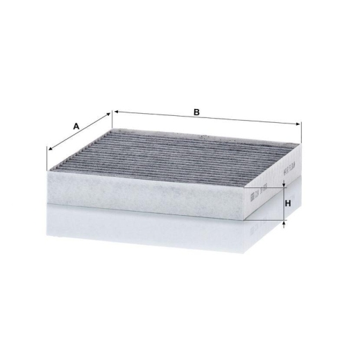 Filter, Innenraumluft MANN-FILTER CUK 18 009 f&uuml;r, hinter dem Handschuhfach