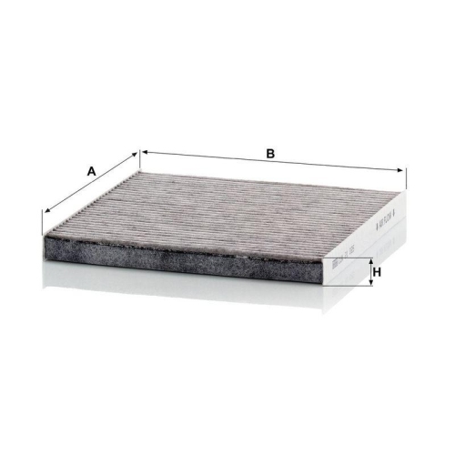 Filter, Innenraumluft MANN-FILTER CUK 21 025 f&uuml;r RENAULT