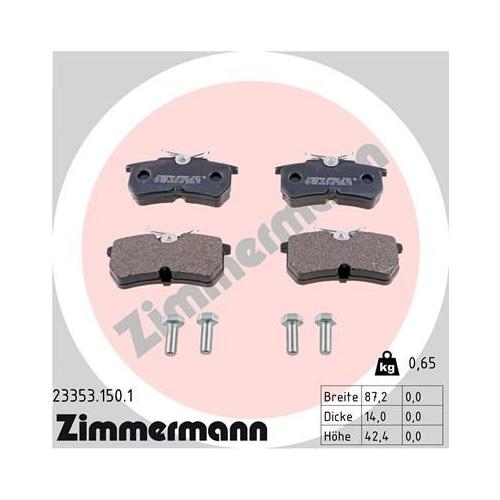 Bremsscheibe ZIMMERMANN 250.1343.20 COAT Z für FORD MAZDA, Vorderachse