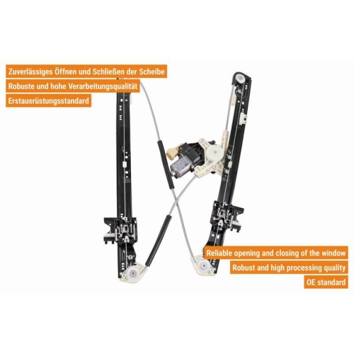 Fensterheber VAICO V48-9543 Green Mobility Parts für LAND ROVER, hinten links