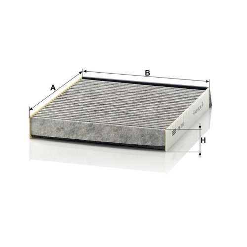 Filter, Innenraumluft MANN-FILTER CUK 2240 f&uuml;r RENAULT