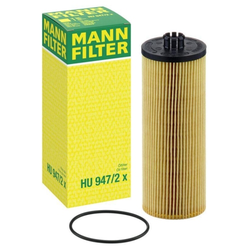 MANN-FILTER HU 947/2 x &Ouml;lfilter f&uuml;r RENAULT TRUCKS DEUTZ-FAHR H&Uuml;RLIMANN