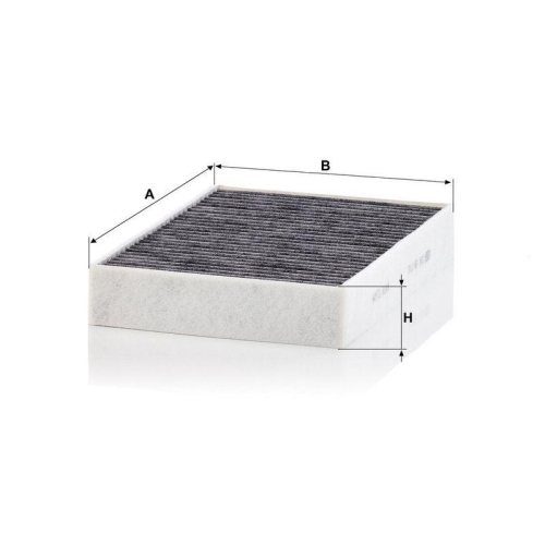Filter, Innenraumluft MANN-FILTER CUK 28 016 f&uuml;r JAGUAR LAND ROVER