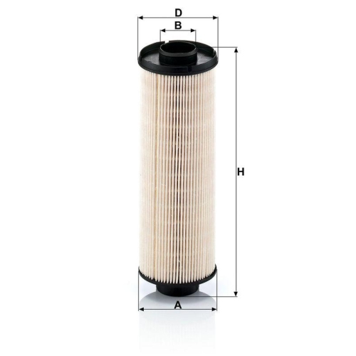 MANN-FILTER PU 850 x Kraftstofffilter f&uuml;r LIEBHERR