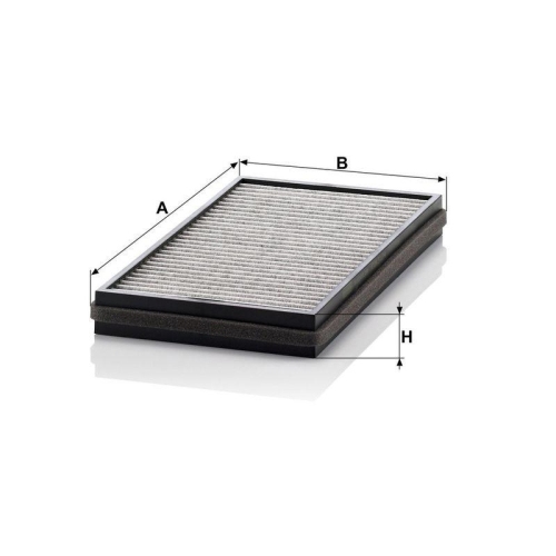Filter, Innenraumluft MANN-FILTER CUK 3124-2 f&uuml;r BMW