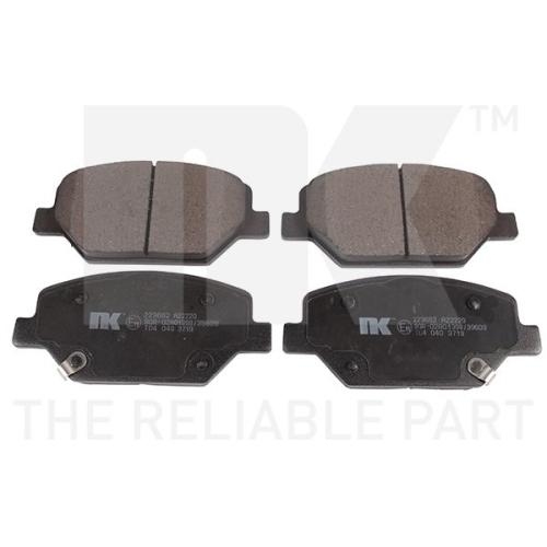 Bremsscheibe NK 313683 für OPEL VAUXHALL, Vorderachse