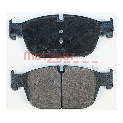 Bremsbelagsatz, Scheibenbremse METZGER 1170619 GREENPARTS f&uuml;r CITRO&Euml;N PEUGEOT