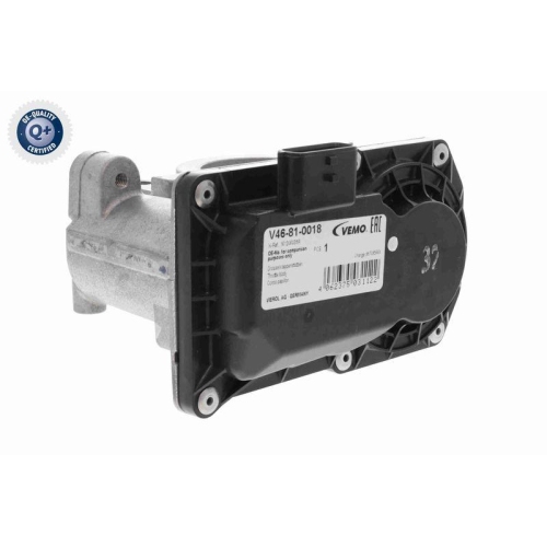 Drosselklappenstutzen VEMO V46-81-0018 Q+, Erstausr&uuml;sterqualit&auml;t f&uuml;r RENAULT