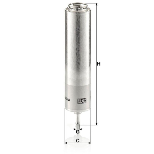 Kraftstofffilter MANN-FILTER WK 5001 f&uuml;r BMW
