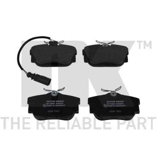 Bremsscheibe NK 204766 für VW, Vorderachse