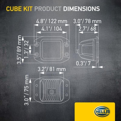 HELLA Fernscheinwerfer 1FA 358 176-831 BLACK MAGIC f&uuml;r