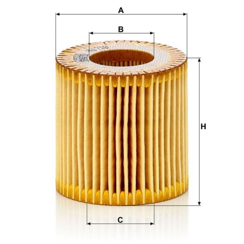 &Ouml;lfilter MANN-FILTER HU 710 x f&uuml;r VAG