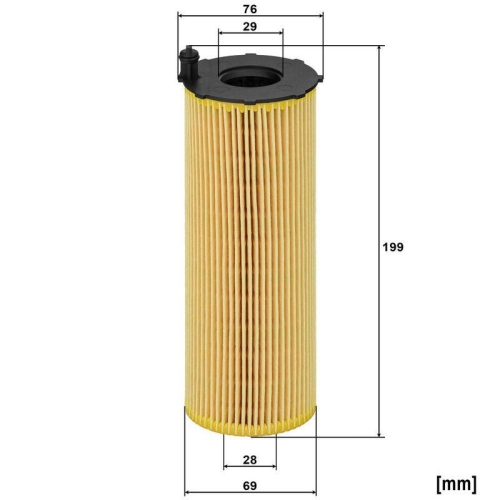 &Ouml;lfilter MANN-FILTER HU 831 x f&uuml;r VAG