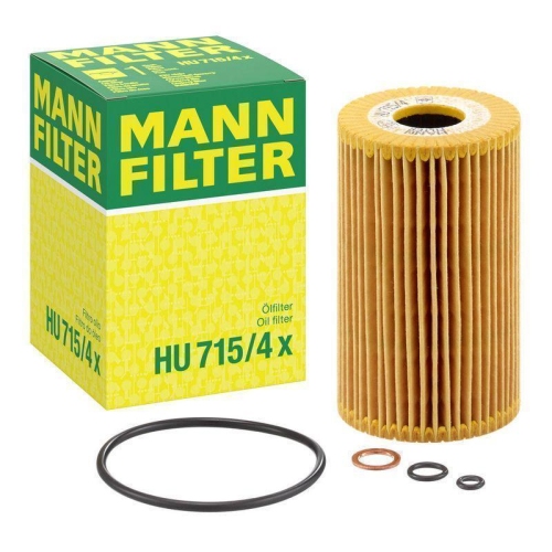 &Ouml;lfilter MANN-FILTER HU 715/4 x f&uuml;r BMW