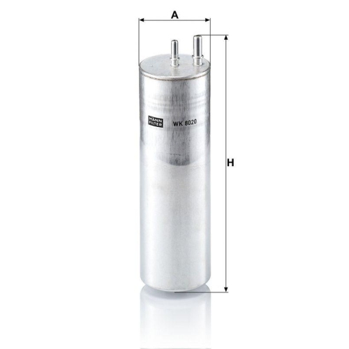 Kraftstofffilter MANN-FILTER WK 8020 f&uuml;r VAG