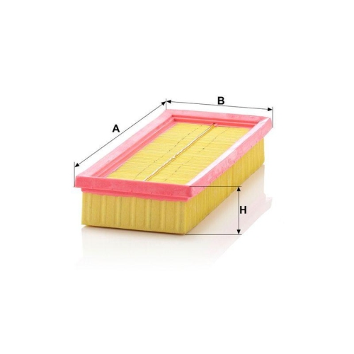 Luftfilter MANN-FILTER C 2872 f&uuml;r FIAT