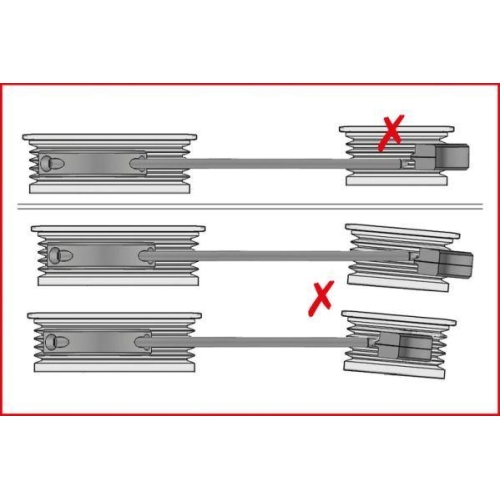 Ausrichtwerkzeugsatz, Riemenscheibe KS TOOLS 400.0060 für