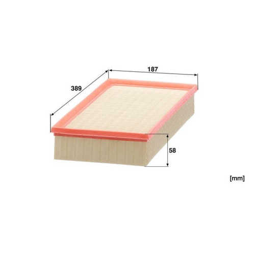 Luftfilter MANN-FILTER C 39 219 f&uuml;r PORSCHE VAG