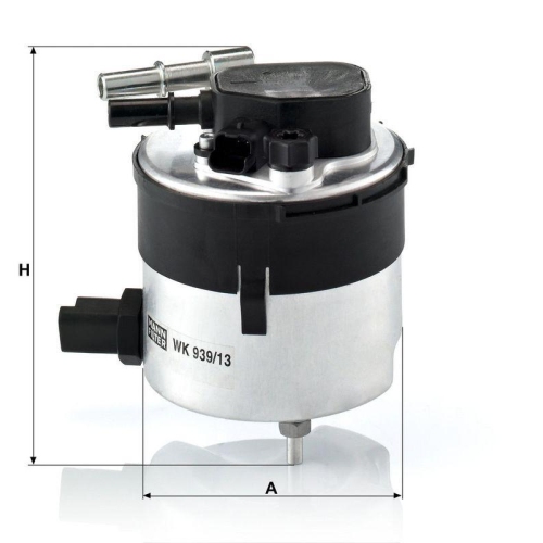 Kraftstofffilter MANN-FILTER WK 939/13 f&uuml;r FORD MAZDA VOLVO