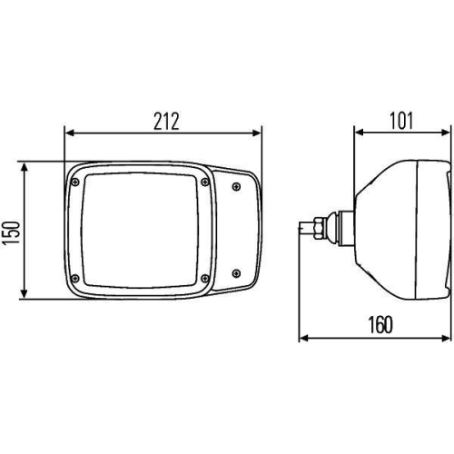 HELLA Hauptscheinwerfer 1SA 996 120-461 für SCANIA, rechts