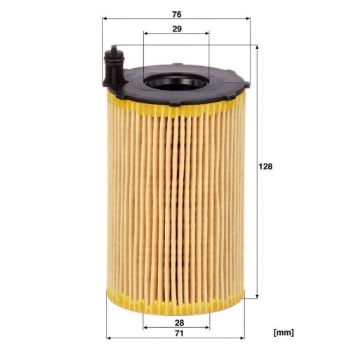 &Ouml;lfilter MANN-FILTER HU 8005 z f&uuml;r PORSCHE VAG