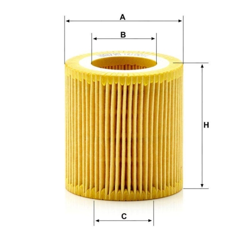 &Ouml;lfilter MANN-FILTER HU 8011 z f&uuml;r BMW