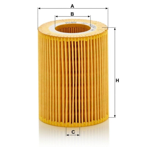 &Ouml;lfilter MANN-FILTER HU 925/4 x f&uuml;r BMW